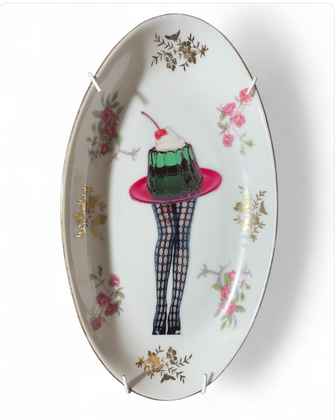 Vintage Oval Wall Plate Jelly