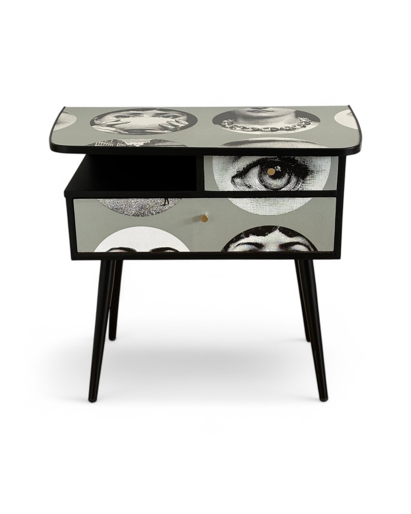 Vintage kastje met Fornasetti Tema e Variazioni | The Vintage Vibe