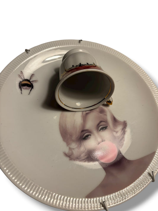 Vintage Wandbord Marilyn Kopje