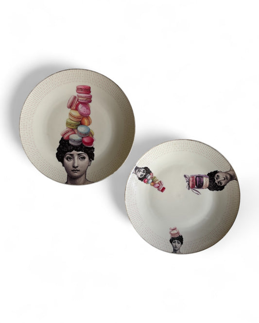 Vintage Wall Plate Lina Fornasetti Macarons
