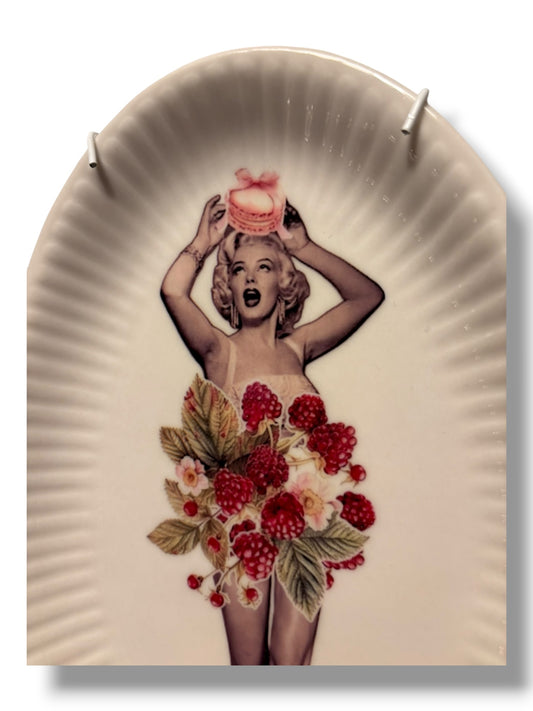 Vintage Wandbord Ovaal Marilyn