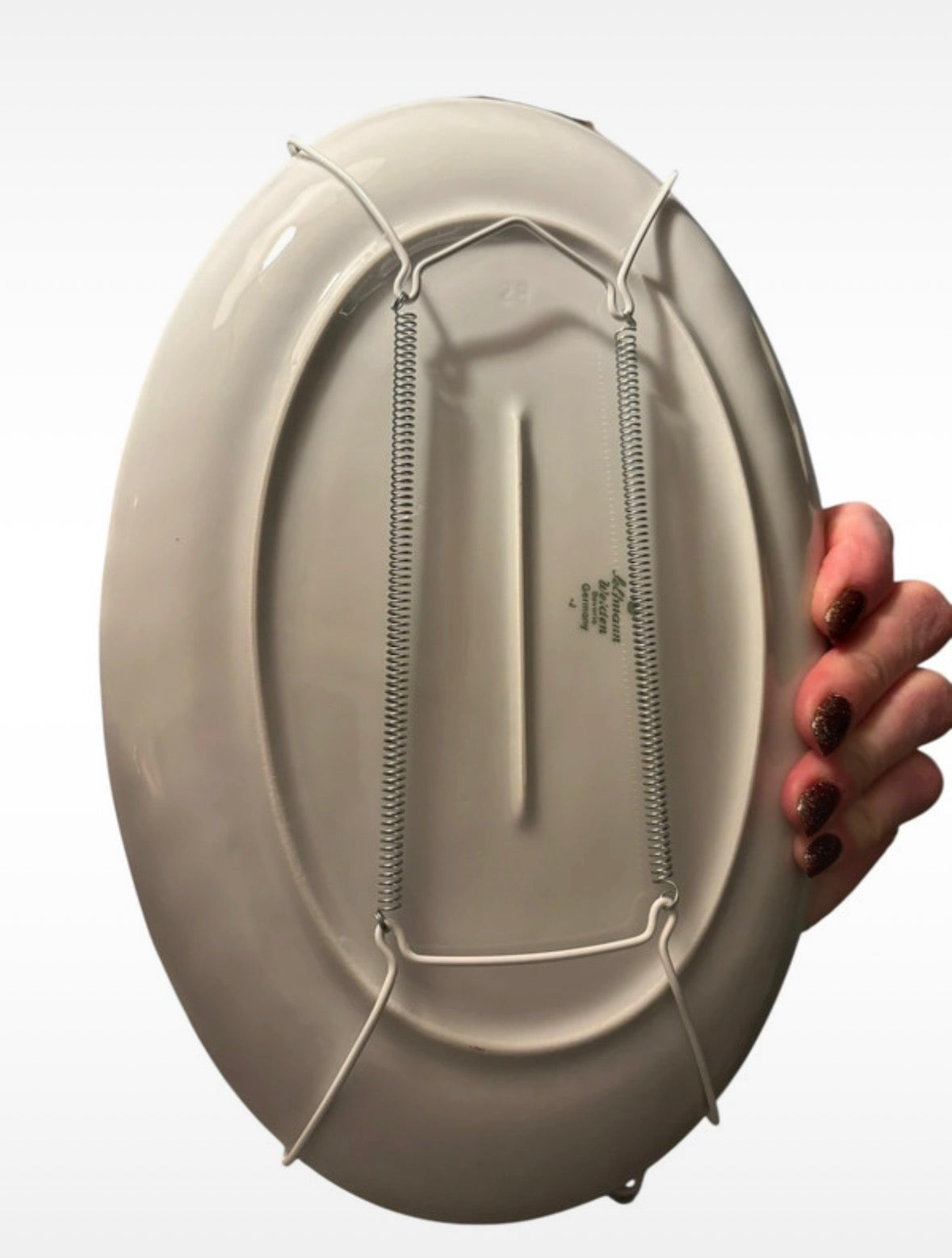 Vintage Ovaal Wandbord Vissen | The Vintage Vibe