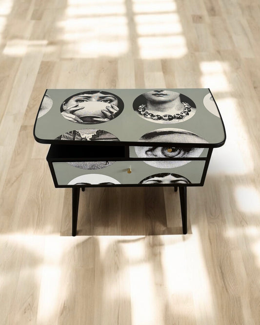 Vintage kastje met Fornasetti Tema e Variazioni | The Vintage Vibe