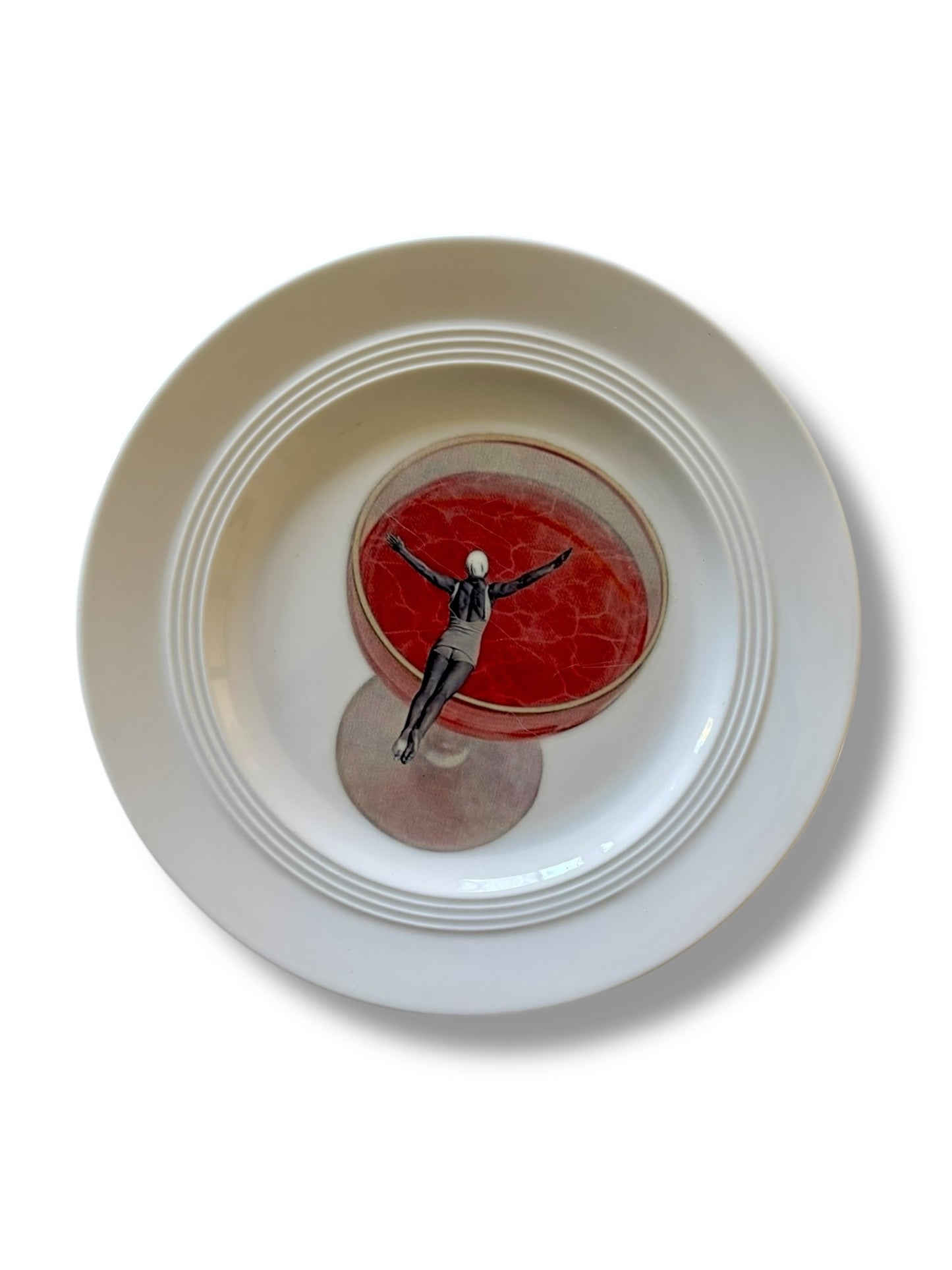 Vintage Wall Plate Cocktail