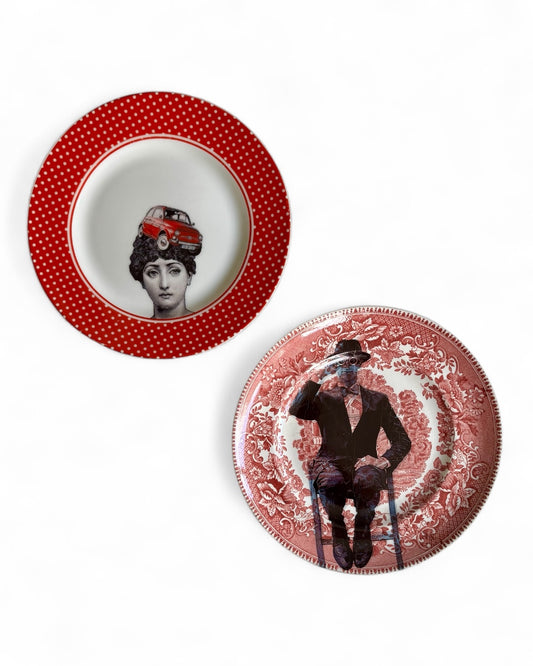 Vintage Wall Plate Lina Fornasetti Fiat