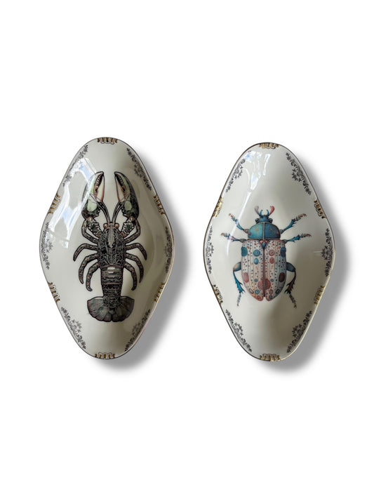 Vintage Wandbord Ovaal Kreeft