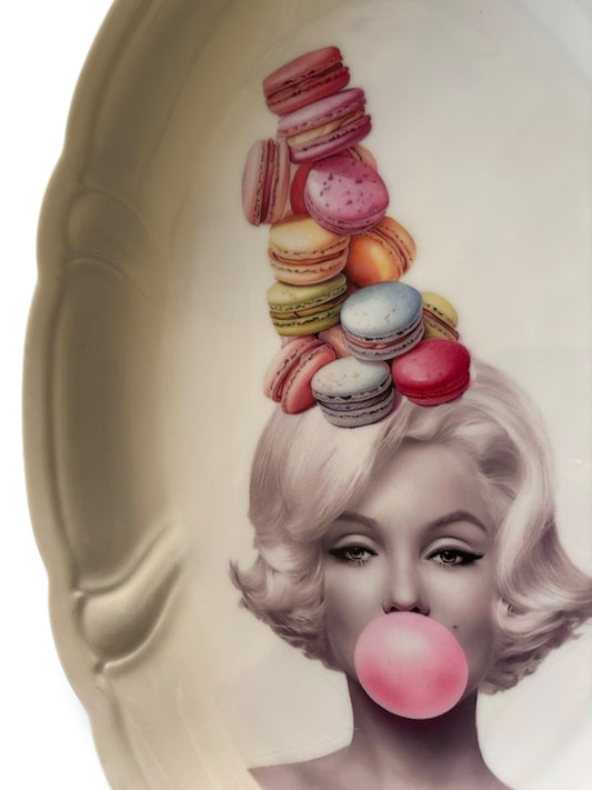 Vintage Wandbord Ovaal Marilyn Macarons | The Vintage Vibe