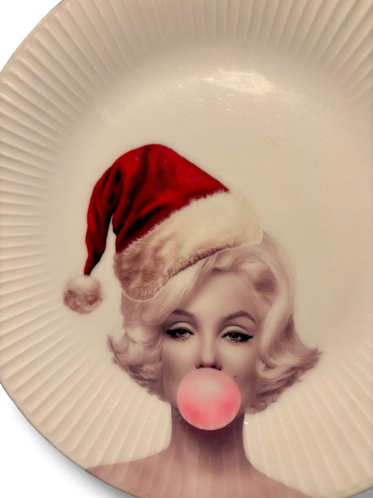 Vintage Wandbord Marilyn Kerst