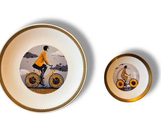 Vintage Wandbord Zonnebloem Set | The Vintage Vibe