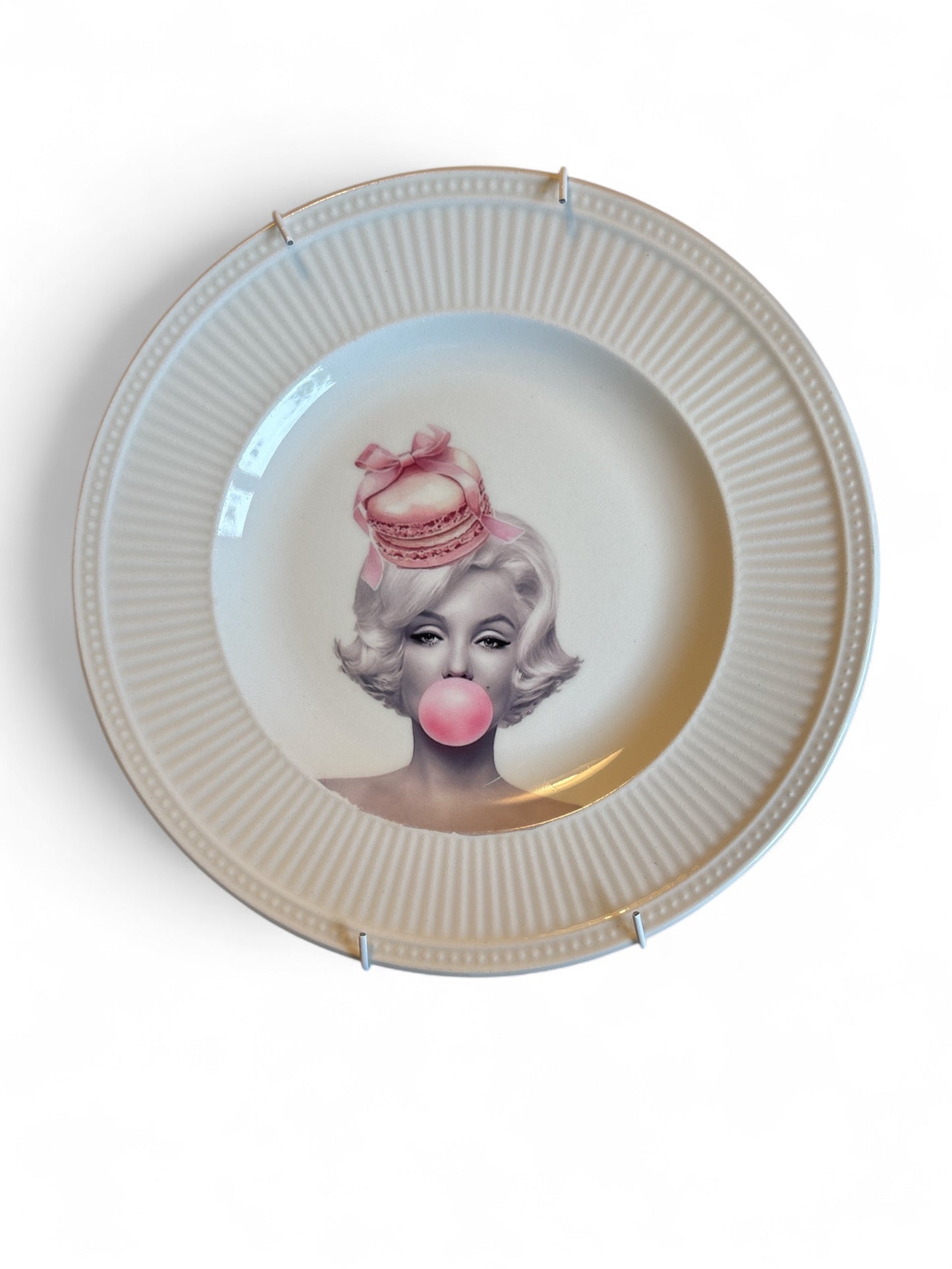 Vintage Wall Plate Marilyn Chewing Gum