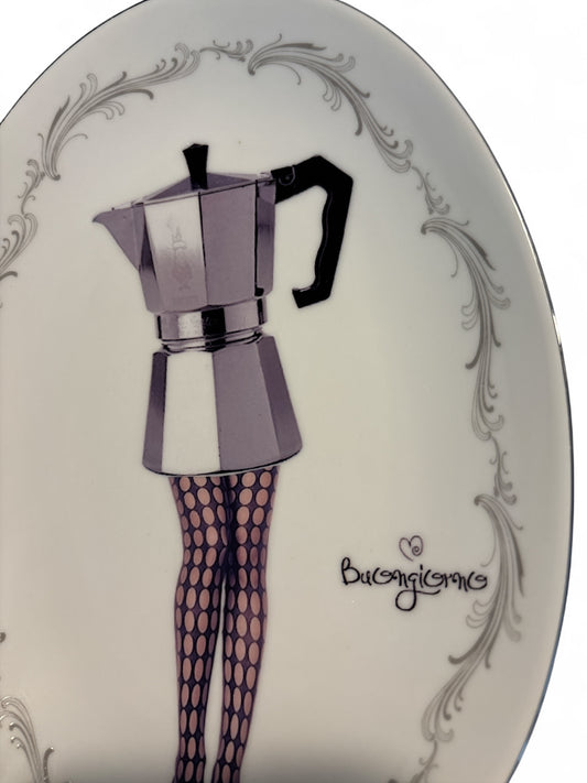 Vintage Wandbord Ovaal ‘Buongiorno’