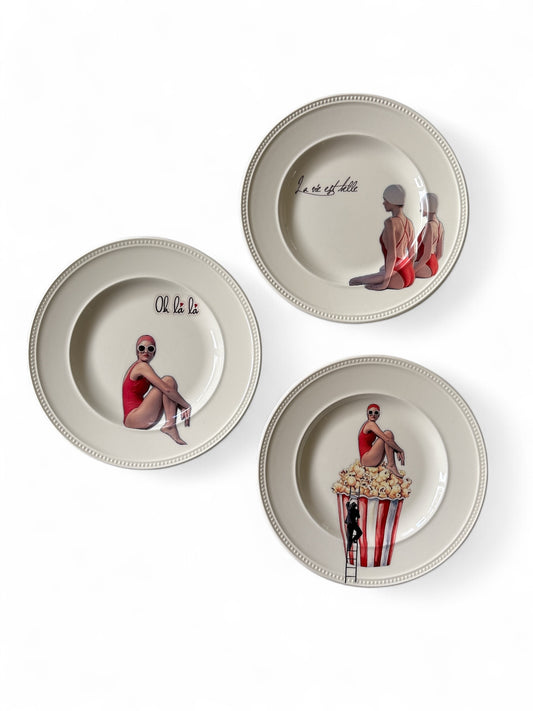 Vintage Wandbord ‘Oh la la’