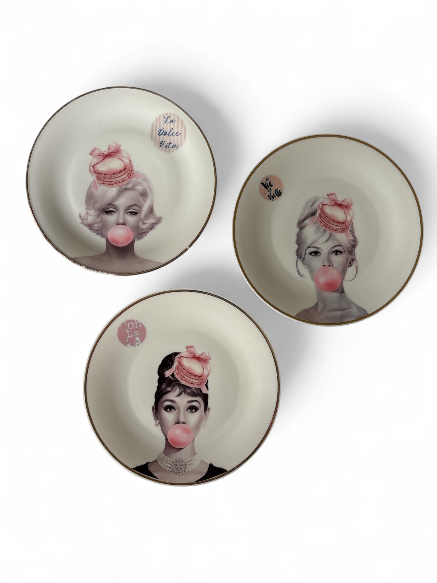 Vintage Wandbord Marilyn kauwgom