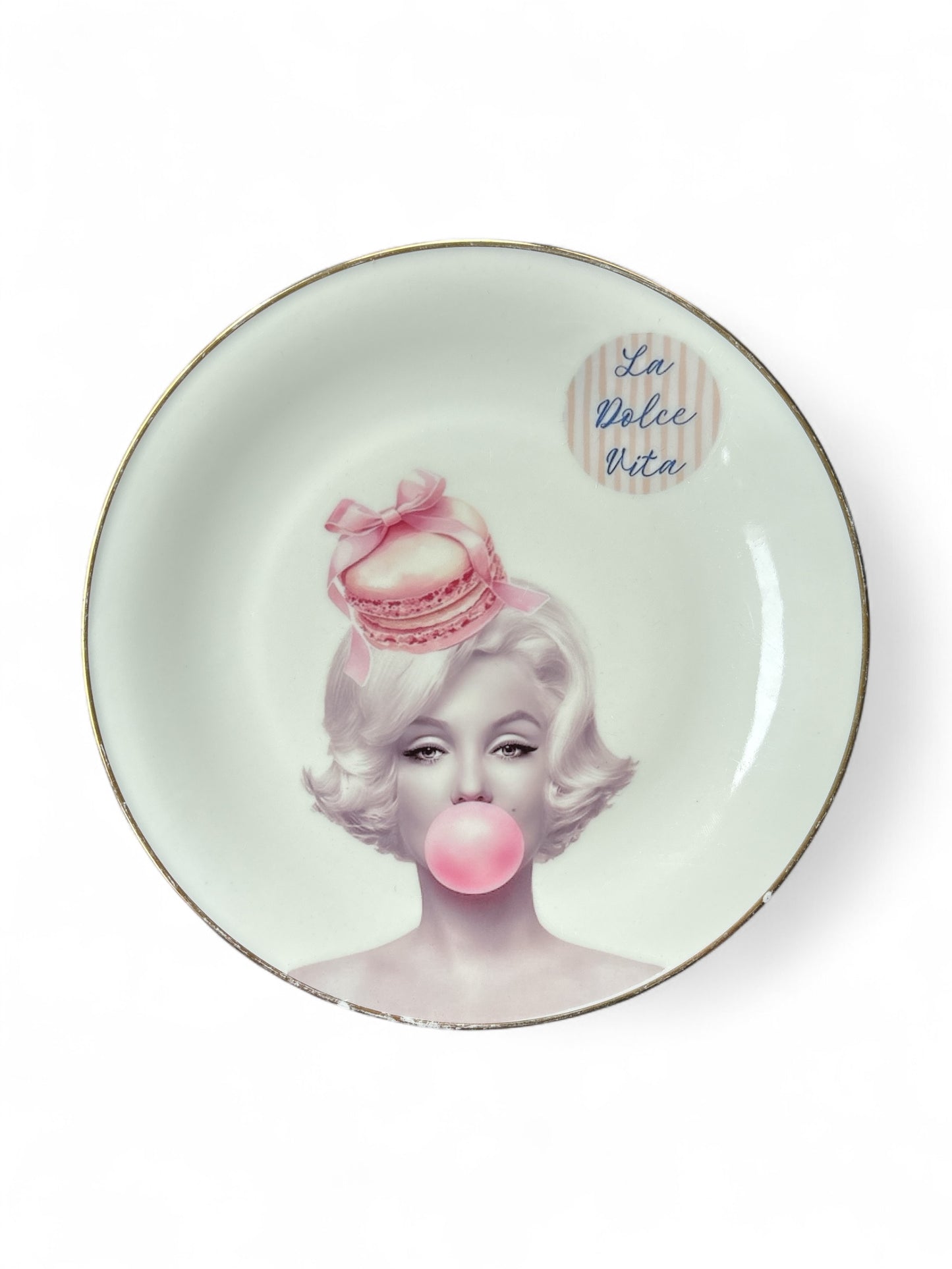 Vintage Wandbord Marilyn kauwgom