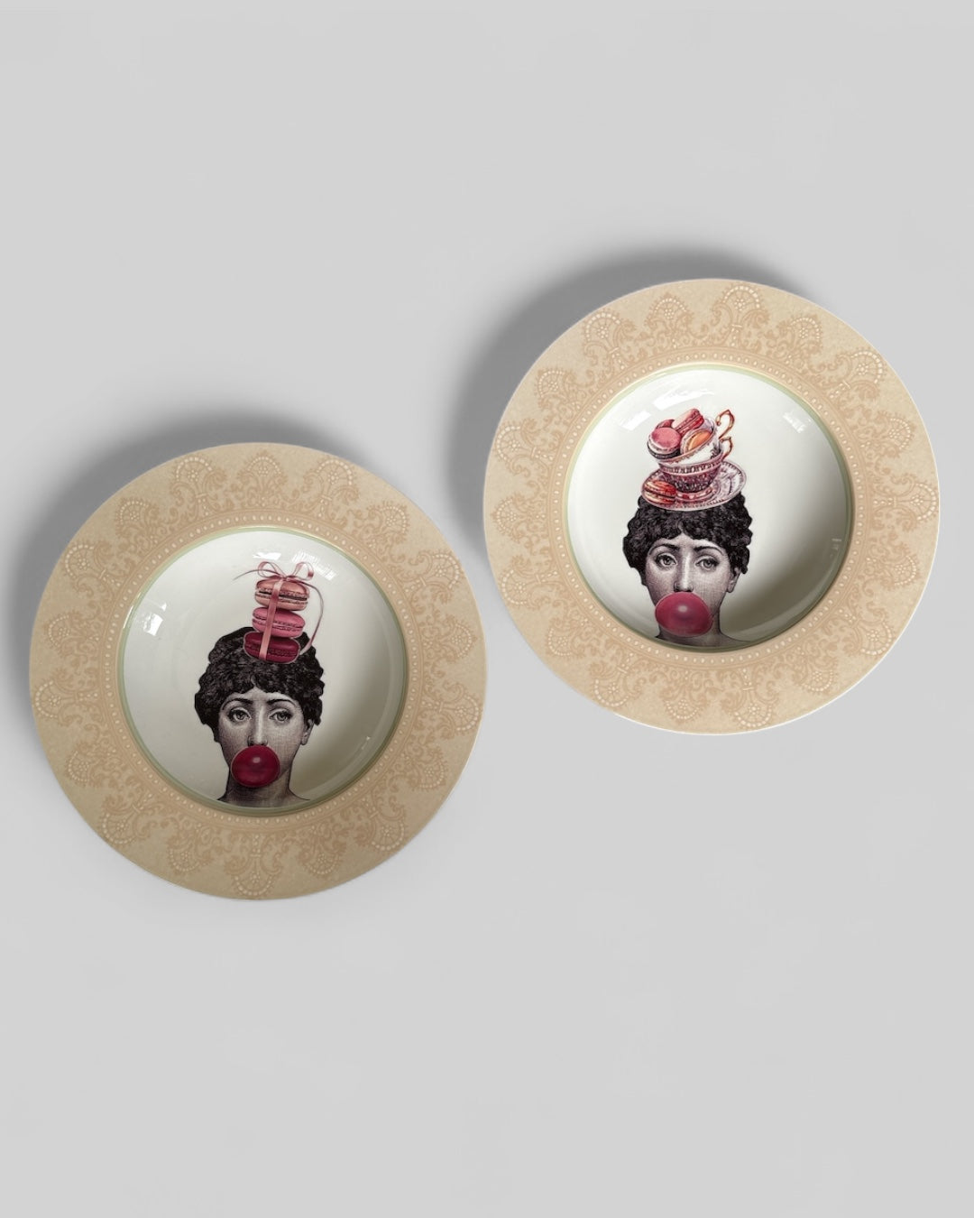 Vintage Wandbord Lina Fornasetti Bubblegum