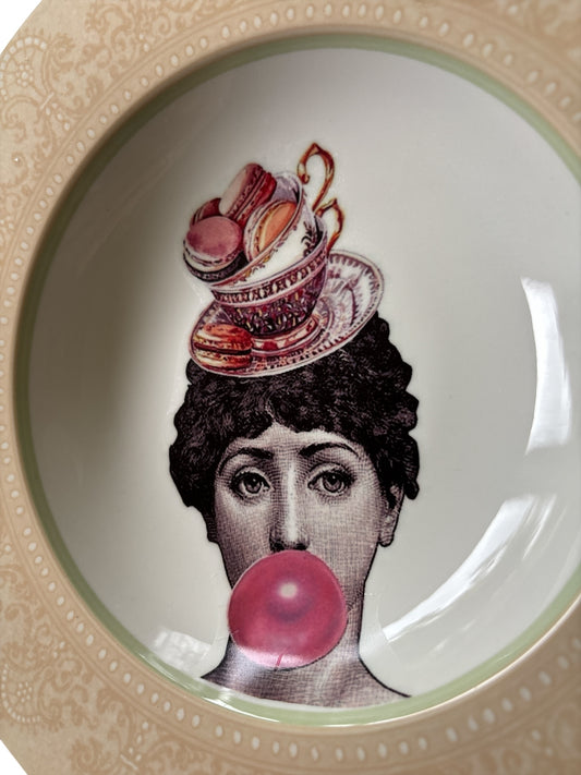 Vintage Wandbord Lina Fornasetti Bubblegum