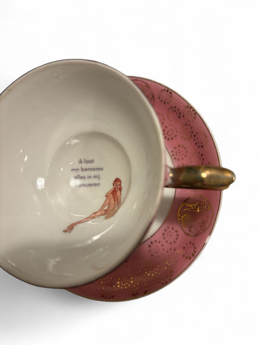 Vintage Kop & Schotel gedicht Caro