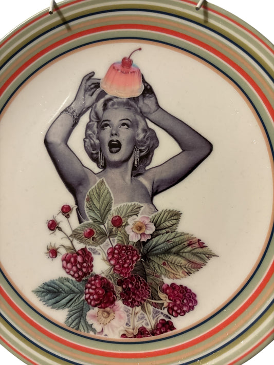 Vintage Wandbord Marilyn Framboos Set | The Vintage Vibe