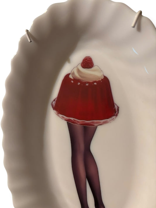 Vintage Wandbord Pudding Benen