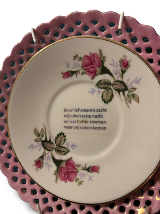 Vintage Wandbord Set met gedicht van Caro |The Vintage Vibe