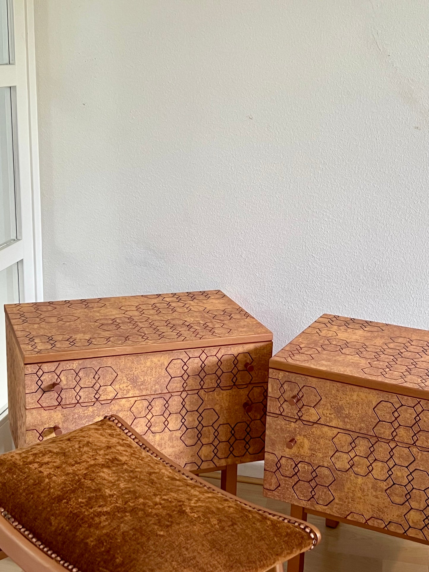 Dressing Table & Bedside Tables on request | The Vintage Vibe