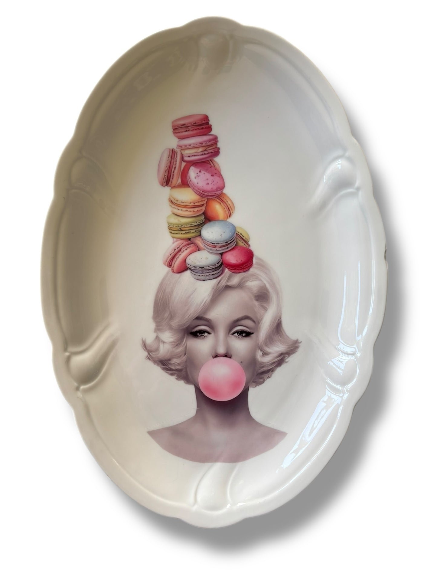 Vintage Wandbord Ovaal Marilyn Macarons | The Vintage Vibe