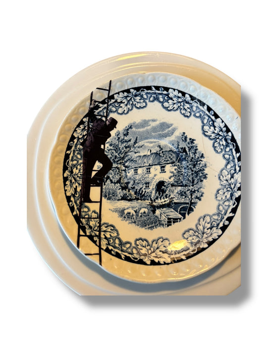 Vintage Wandbord Man Ladder | The Vintage Vibe