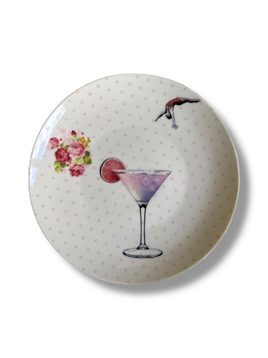 Vintage Wandbord Cocktail stipje