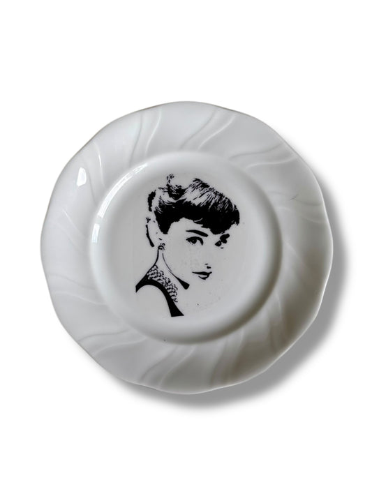 Vintage Wandbord Audrey Hepburn