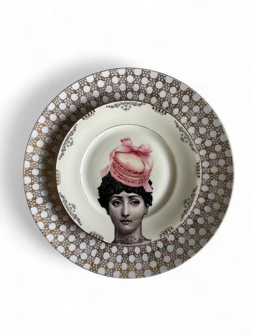 Vintage Wandbord Lina Fornasetti Goud