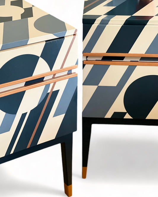 Vintage nachtkastjes in P.L.U.T.O. van Mini Moderns | The Vintage Vibe