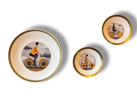 Vintage Wandbord Zonnebloem Set | The Vintage Vibe