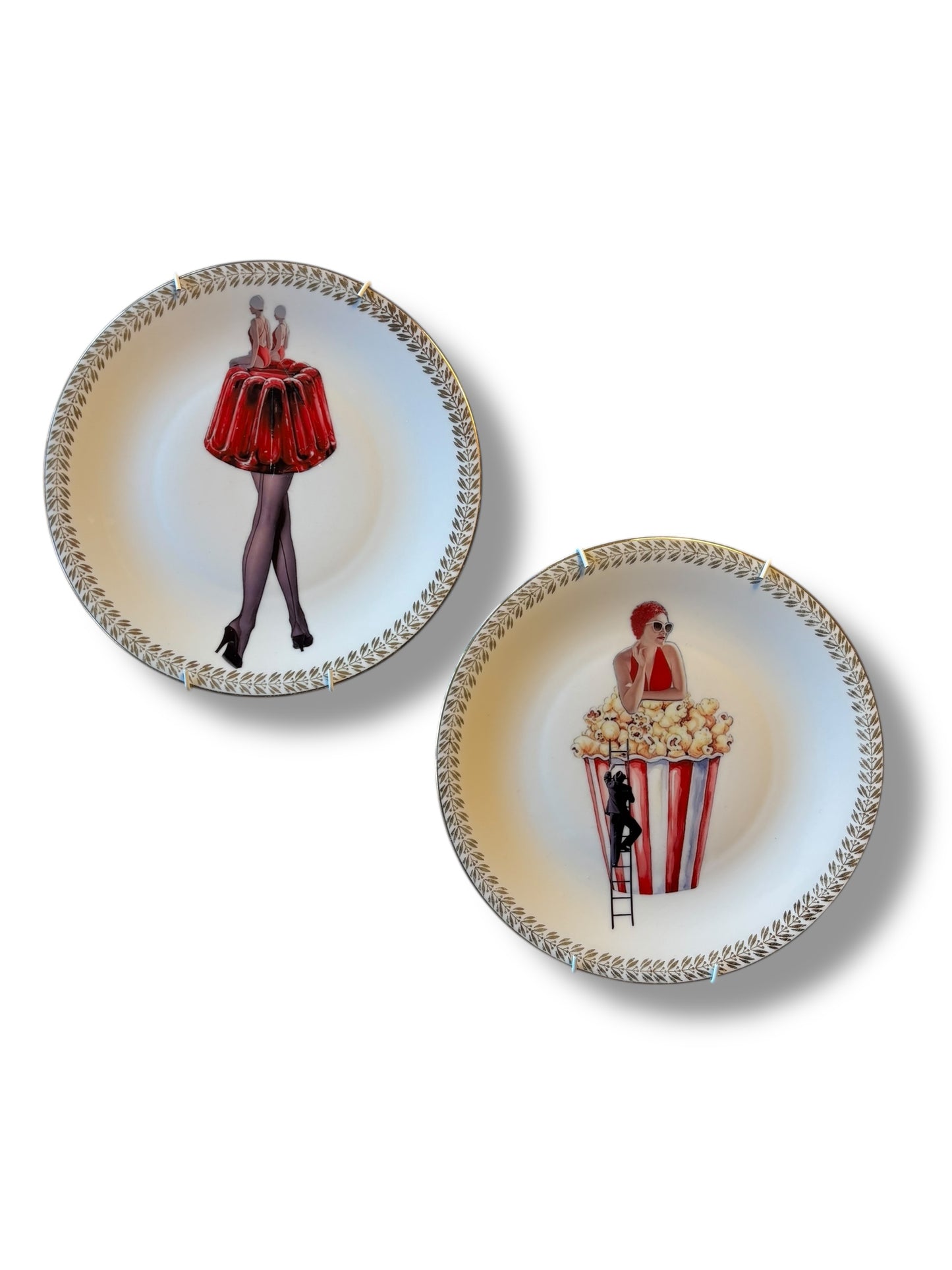 Vintage Wandbord Pudding op Benen | The Vintage Vibe