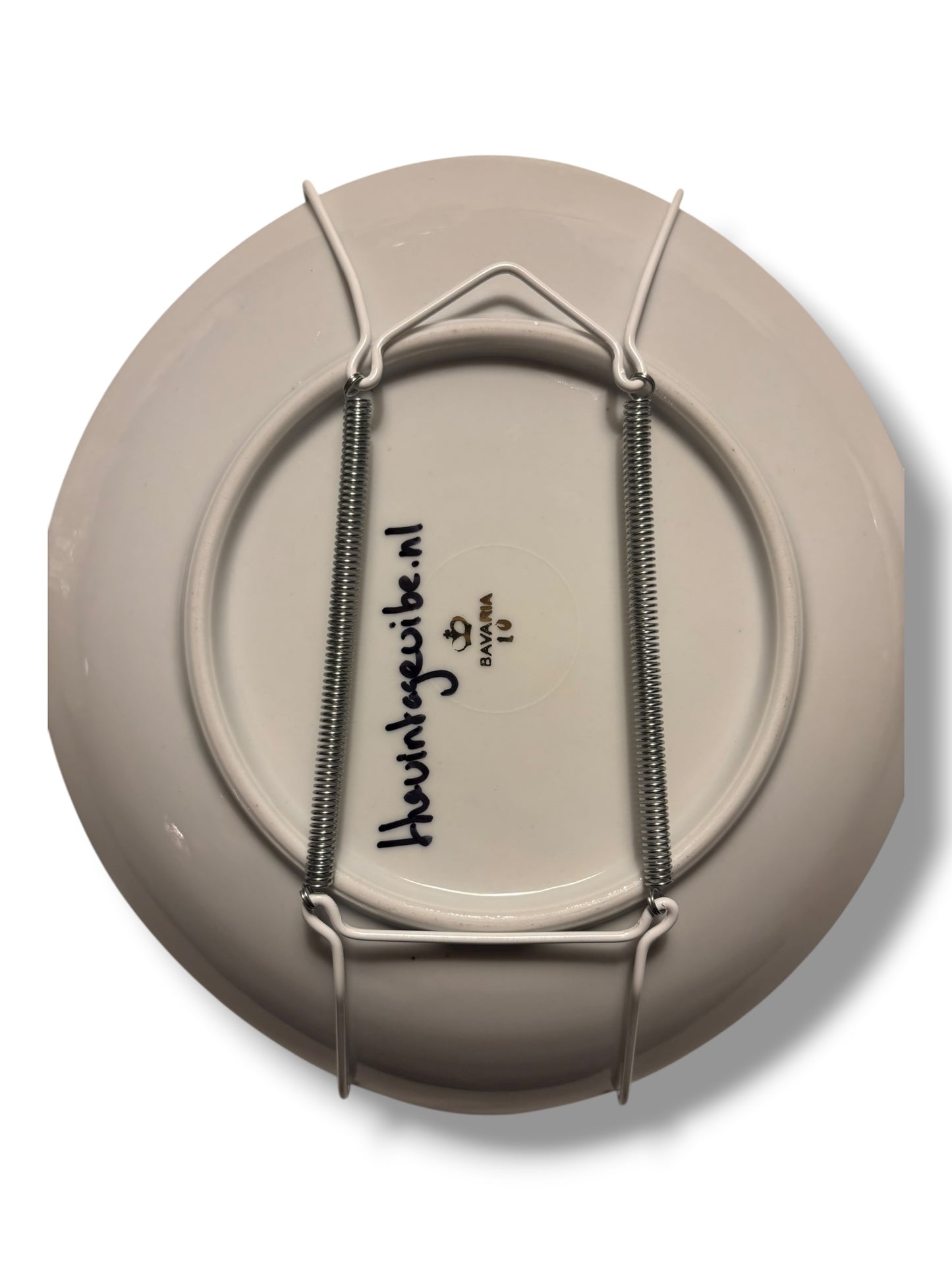 Vintage Wandbord Ovaal ‘Dame op Pudding’