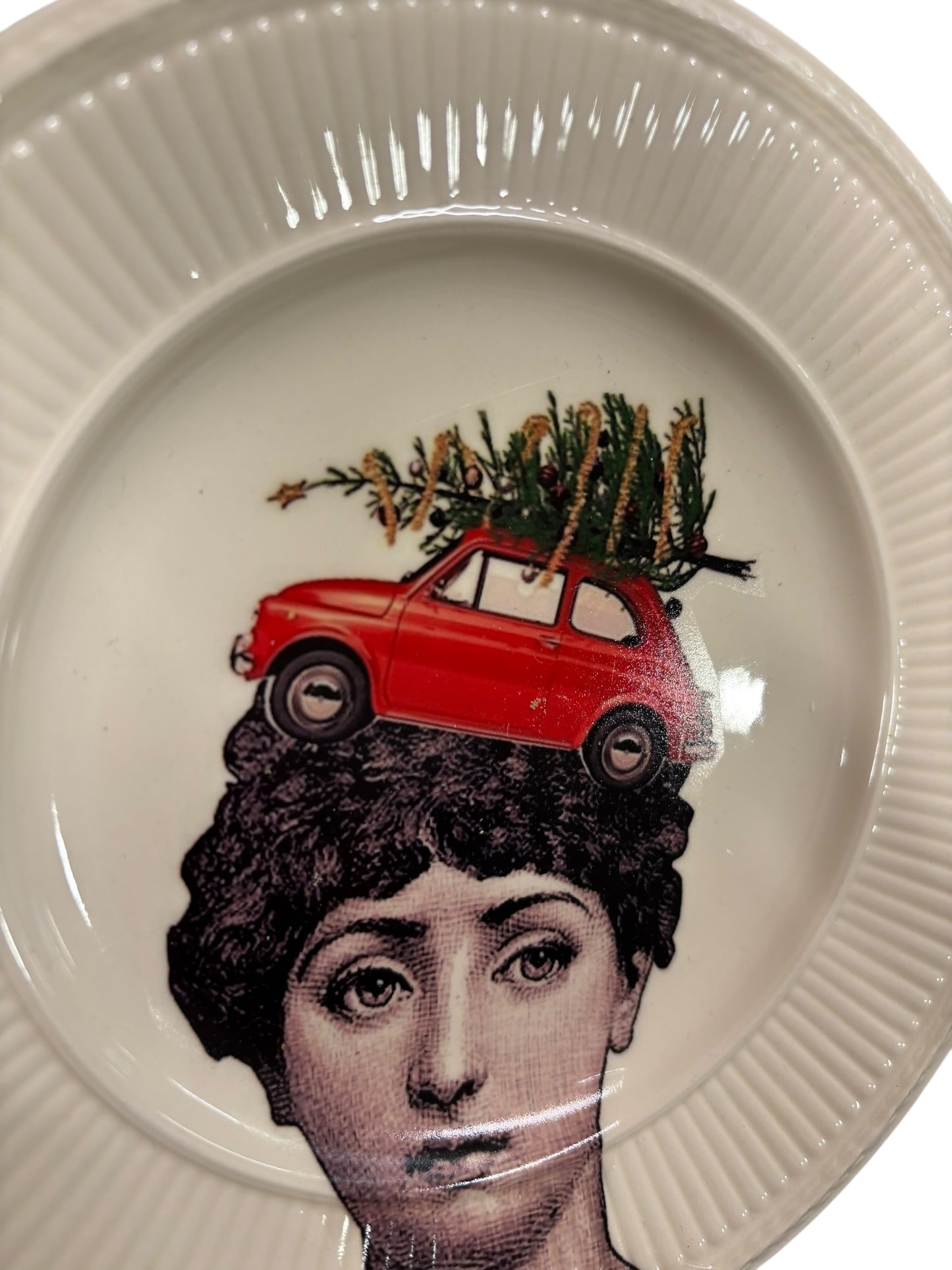 Vintage Wandbord Lina Fornasetti Kerst