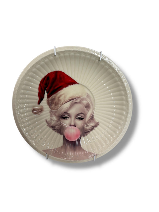 Vintage Wandbord Marilyn Kerst