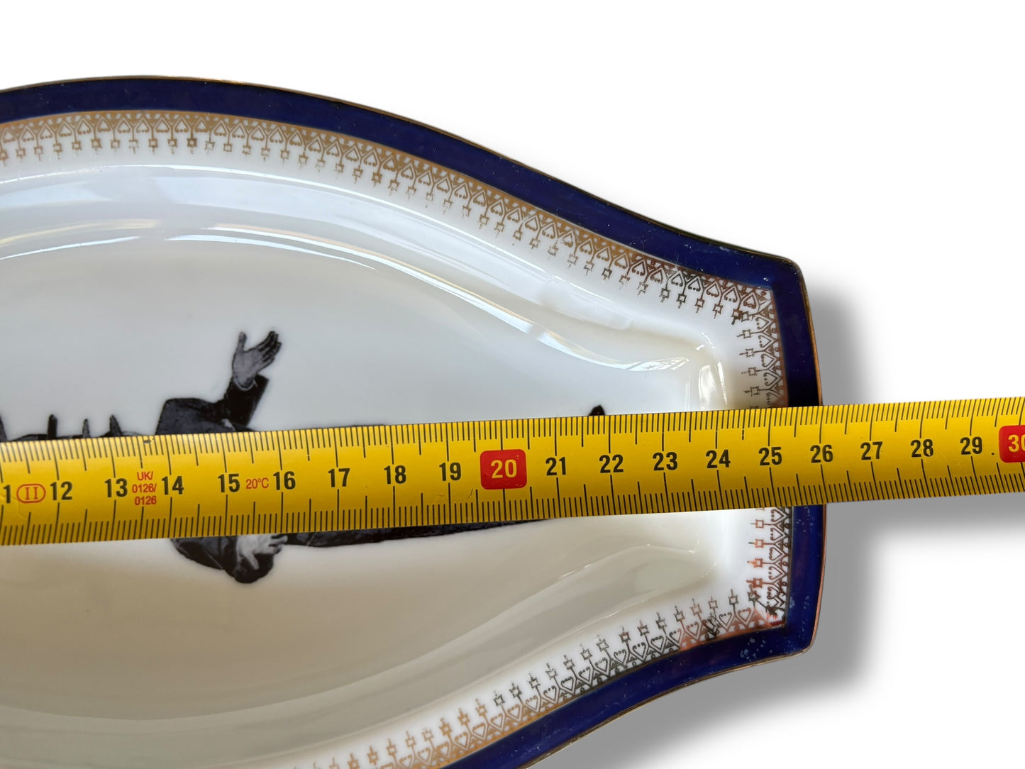 Vintage Wandbord Man met Hoedjes  | The Vintage Vibe