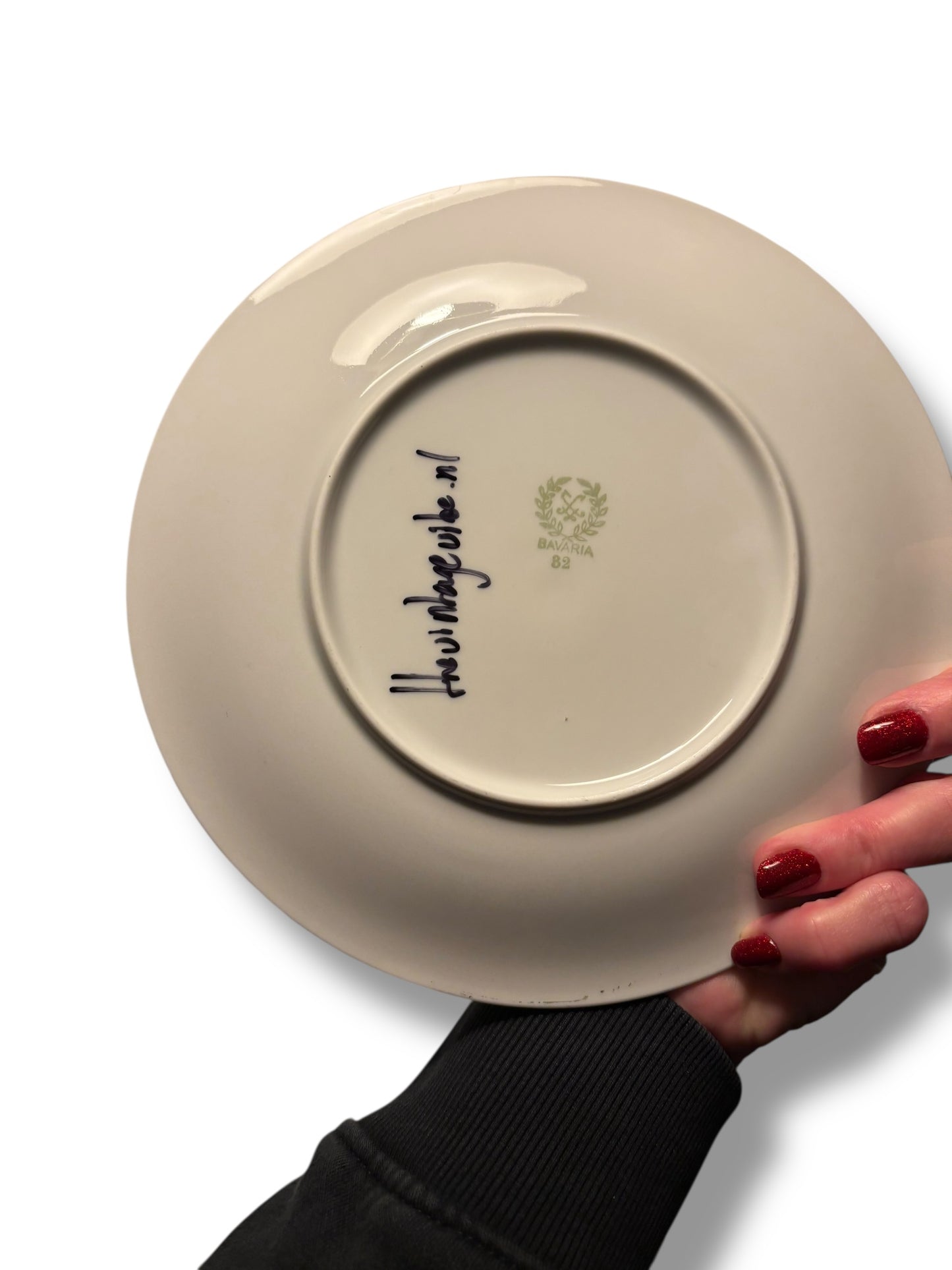 Vintage Wandbord Vrouw met Koffer | The Vintage Vibe