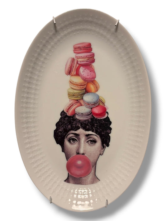 Vintage Wandbord Ovaal Lina Fornasetti