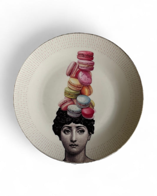 Vintage Wall Plate Lina Fornasetti Macarons