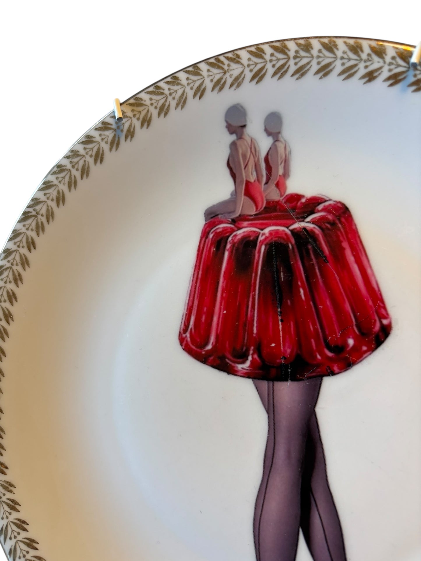 Vintage Wandbord Pudding op Benen | The Vintage Vibe