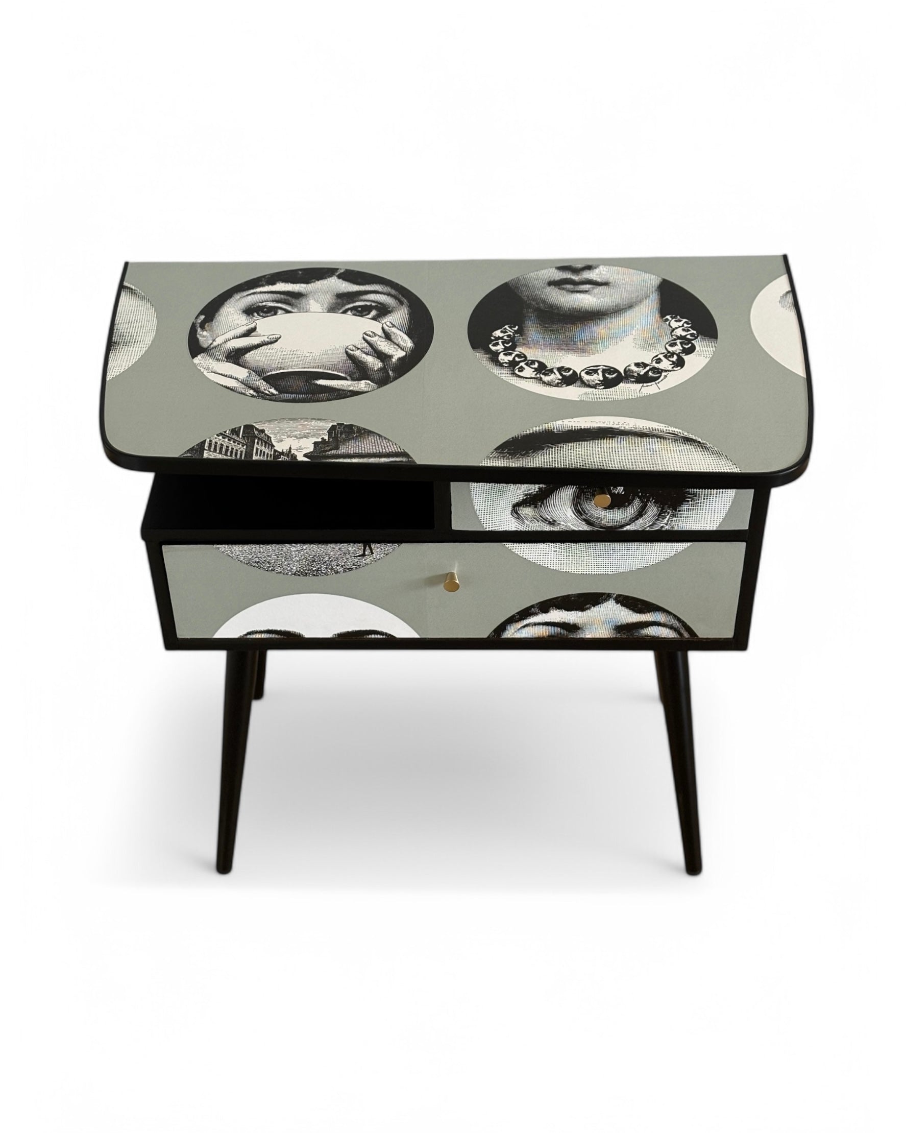 Vintage kastje met Fornasetti Tema e Variazioni | The Vintage Vibe