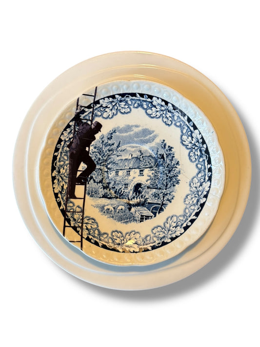 Vintage Wandbord Man Ladder | The Vintage Vibe