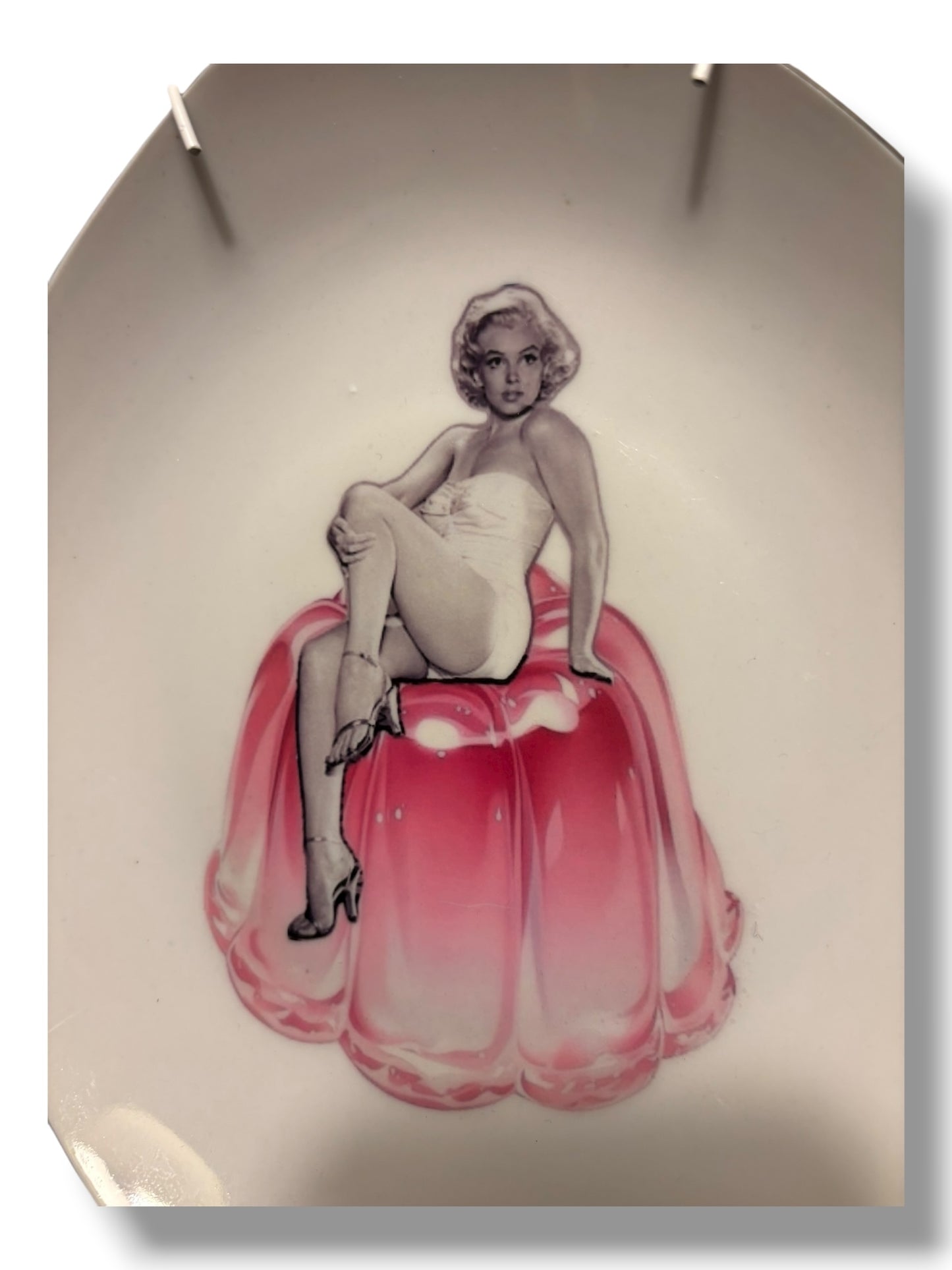 Vintage Wandbord Ovaal ‘Marilyn Pudding’