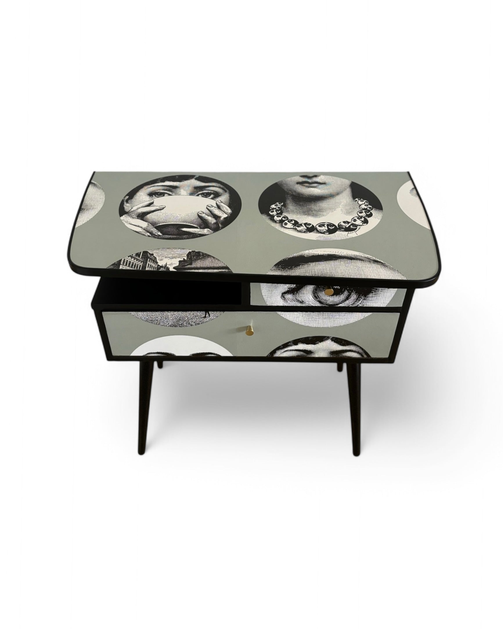 Vintage kastje met Fornasetti Tema e Variazioni | The Vintage Vibe