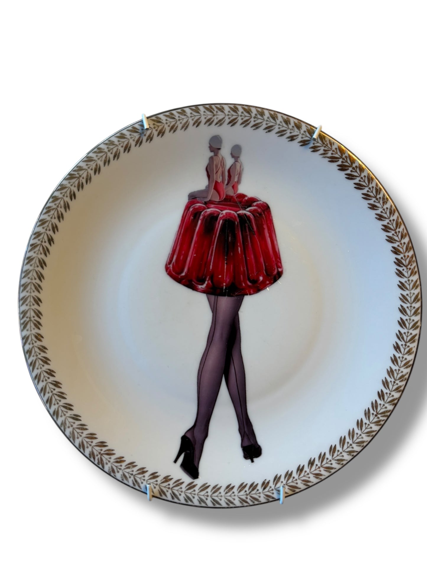 Vintage Wandbord Pudding op Benen | The Vintage Vibe