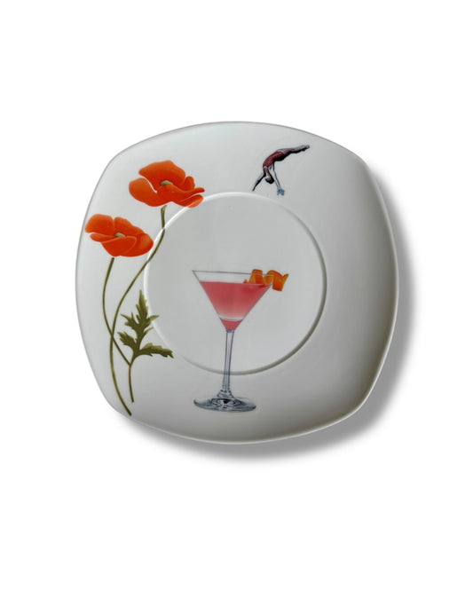 Vintage Wandbord Cocktail en Poppy’s