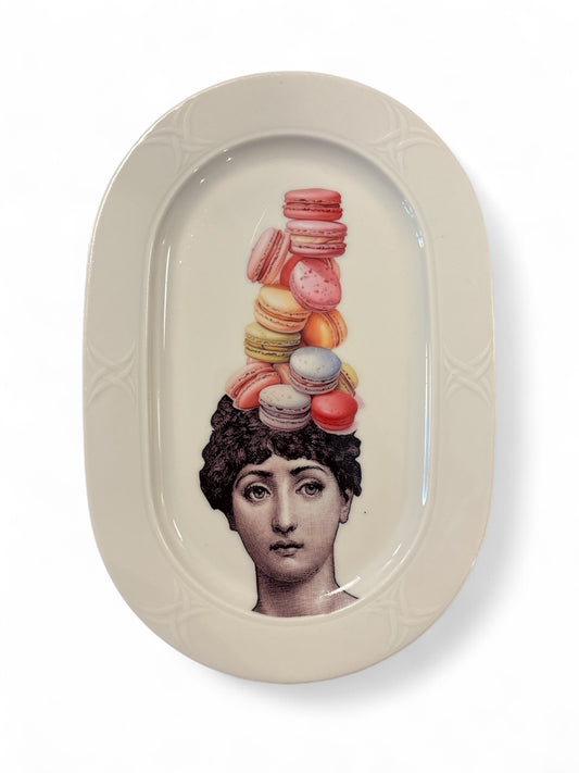 Vintage Wandbord Ovaal Lina Fornasetti Macarons