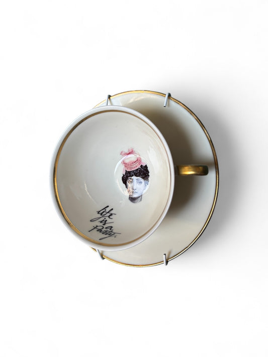 Vintage Kop & Schotel Lina Fornasetti