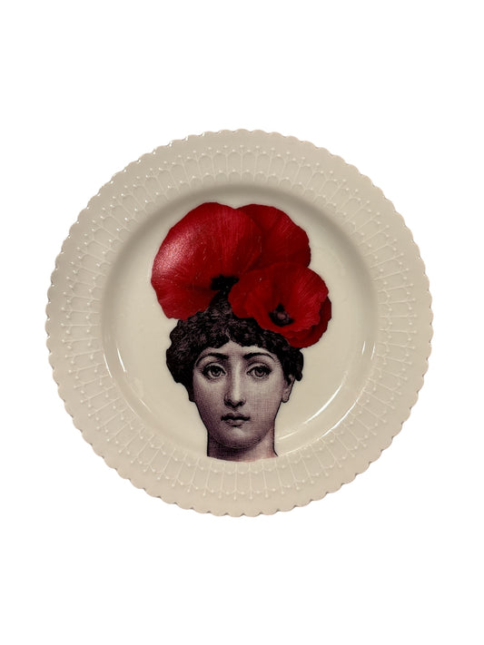 Vintage Wandbord Lina Fornasetti Poppy